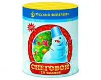 Батарея салютов Снеговой Р7212 купить от производителя Русский Фейерверк — Тюмень