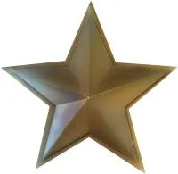 Звезда на памятник состаренная бронза в Тюмени (518501)