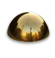 Полусфера латунь Л63 ∅ 100 стенка 1,5 мм. (518693) в Тюмени
