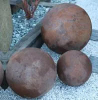 Шары кортен уличный декор (518951) ∅ 600 500 300 мм. Тюмень