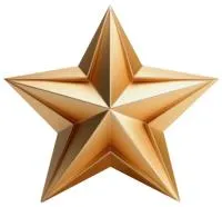 Звезда из латуни элемент декора на памятник в Тюмени (518509)