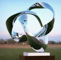 Кольца из нержавеющей стали скульптура (518288) производство арт-объект  в Тюмени