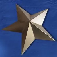 Звезда на обелиск латунь (197203) поставка - стела памятник ø 600 мм. пустотелая  в Тюмени