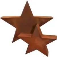 Звезда на монумент кортеновская сталь в Тюмени (518500)