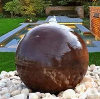 Сфера КОРТЕН - ШАР ФОНТАН 3D (518902) ∅ 850 мм. Тюмень 
