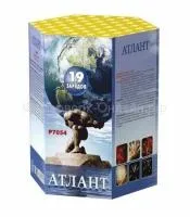 Батарея салютов Атлант. Купить Батарея салютов Атлант Р7054ФМ — магазин продажа салютов недорого —  Тюмень, производитель Русский фейерверк - Русская пиротехника, доставка по России  +7 963 711 89 03 — Тюмень | tyumen.piroclub.ru