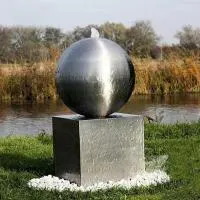 Стальной фонтан сфера (518889) ∅ 450 мм. Тюмень